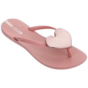 Ipanema Slippers Dames Maxi Heart Roze UK7324618 Belgie